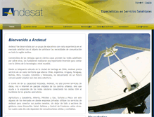 Tablet Screenshot of andesat.com